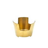 Mini-réchaud et support en laiton véritable, fabriqués à la main, de luxe, pour petite poêle à barbecue thaïlandaise Mookata