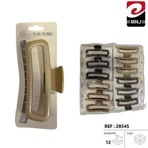 PINZAS Pince à cheveux rectangulaire 13 cm – Accessoire de coiffure élégant - Product Image 3