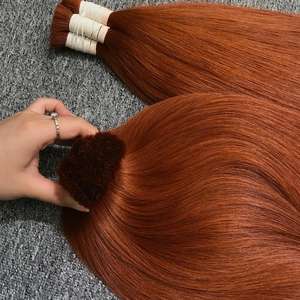 Productos a granel de cabello humano vietnamita crudo de la mejor calidad negro natural recto 100% virgen comprar extensiones de cabello a granel - Product Image 1