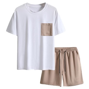 Ensemble d'été 2026 pour homme – 100 % coton respirant, satin uni, tenue décontractée professionnelle, service de personnalisation de couleurs de haute qualité - Product Image 3