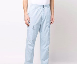 Pantalon cargo décontracté pour homme, léger, 100 % coton, écologique, respirant, tailles personnalisables, vente en gros - Product Image 3