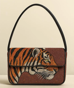 Bolso de Hombro de Estilo Étnico Hecho a Mano para Mujer, Bolso Portátil Impermeable para Compras al Aire Libre - Product Image 4