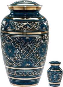 Urna para Adultos de Último Diseño, Recién Llegada, de Exportador Indio, Urnas de Cremación de Metal de Primera Calidad, Urnas Conmemorativas Elegantes para Cenizas - Product Image 6