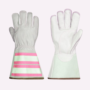 Guantes de Soldadura TIG de la Mejor Calidad, Duraderos, de Piel de Cabra y Piel de Vacuno, Excelente Protección para las Manos con Antivibración para Soldadores - Product Image 3