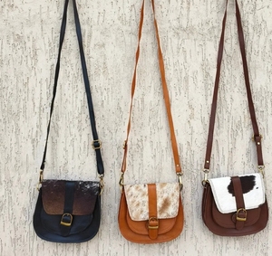 Hot Selling Western Cowhide <b>Fur</b> Leather Sling Bag Rodeo Style Hair On Crossbody Bag Western Fashion Bag At Wholesale Price - Product Image 1