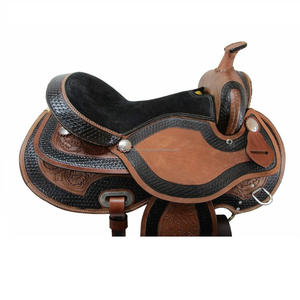 Selle de cheval antique sculptée de haute qualité, en cuir véritable fait à la main, pour le plaisir de l'équitation western, disponible en prix de gros - Product Image 1