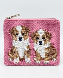 Monedero de cuentas personalizado para mascotas, con diseño de perro y gato, correa ajustable, ligero y tamaño personalizable - Product Image 1