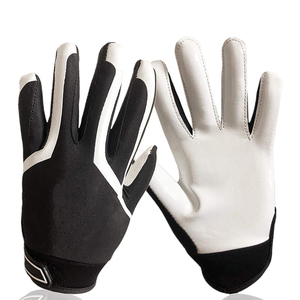 New Arrival Custom Design Receiver Gloves <b>Hook</b> And Loop Custom Logo Printing Flexible Breathable Best Comfort Receiver Gloves - Product Image 1