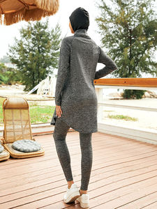 Gym Sportswear Unisex Heavyweight Spandex/<b>Polyester</b> Sports <b>Hoodie</b> Plus Size Quick Dry Four-Way Stretch Custom Logo - Product Image 6