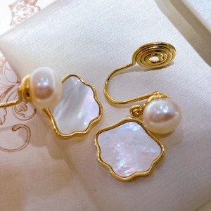 ต่างหูมุกน้ำจืดยอดนิยมแบบใหม่ ประดับมุกแมนโถว เครื่องประดับสำหรับคุณแม่ หรูหรา ประดับมุกน้ำจืดสำหรับผู้หญิง - Product Image 4