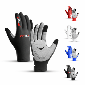 Gants de course FR1 à doigts courts en silicone respirant pour l'été, antichoc, légers, pour moto, VTT et sports de plein air - Product Image 1
