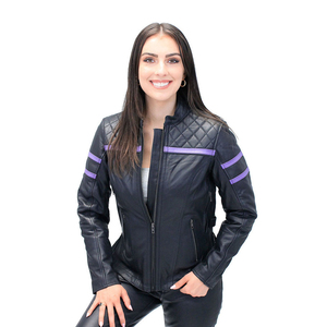 Chaqueta transpirable de alta calidad para uso casual, de piel de cordero auténtica, corta, para mujer, a un precio razonable, chaquetas genuinas. - Product Image 5