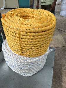 เชือกมานิลาถัก 3 เส้น สำหรับผูกเรือ สีขาวและสีน้ำเงิน ทนทาน เป็นมิตรกับสิ่งแวดล้อม ป้องกันรังสียูวี จากกูร์เจียต ประเทศอินเดีย - Product Image 2