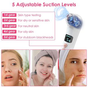 Estrattore Elettrico per Punti Neri e Comedoni, Aspiratore per Punti Neri e Rimozione Acne in Un Unico Dispositivo - Product Image 6