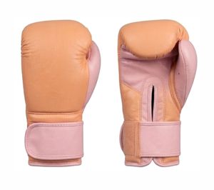 Gants de boxe professionnels en cuir de vachette véritable pour hommes et femmes, entraînement, sparring, Muay Thai, Kickboxing, MMA - Product Image 1
