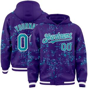 Splendid Apparel Custom Pink Men's Plus Size Winter Knitted Varsity <b>Jacket</b> Stand Collar <b>Heat</b>-Transfer Printed Letter Pattern - Product Image 3