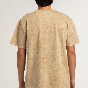 Vente en gros de t-shirts pour hommes à la mode, effet délavé, haute qualité, faible MOQ, t-shirt délavé pour hommes - Product Image 6