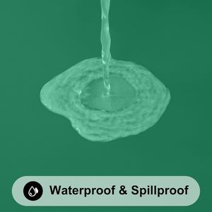 Tovaglia Rettangolare Pieghevole 6ft con Elastico, Rivestimento in Vinile Impermeabile e Lavabile con Retro in Flanella - Product Image 2