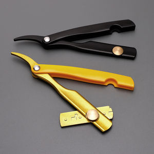 IKZARSA Disposable Customized Logo <b>Single</b> <b>Blade</b> <b>Razor</b> Stainless Steel <b>Blade</b> ABS Plastic Handle Yellow Black Colors Face Body - Product Image 1