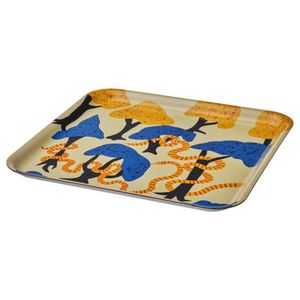 Plateau en métal émaillé fait main, imprimé guépard jungle, plateau rond pour servir les aliments, plateau décoratif pour la cuisine, plateau de luxe pour la table basse, décoration de la maison - Product Image 5