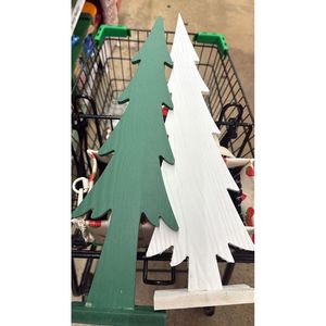 Rustic MDF & <b>Wooden</b> <b>Christmas</b> <b>Tree</b> Decoration Festive Home Decor - Product Image 2