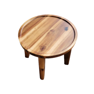 Estante decorativo de madera de acacia con bandeja antiderrame para exhibición de plantas y decoración, precio mayorista, de Vietnam - Product Image 3