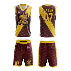 Conjunto de Uniforme de Baloncesto Personalizado para Adultos, Jersey sin Mangas, Transpirable, para Hombre y Mujer, Amplia Selección de Colores - Product Image 1