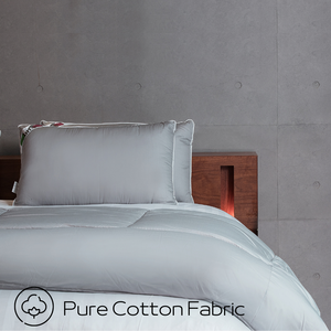 Far Infrared Low Profile Firm Bamboo Pillow 200TC Solid Pattern Washable for Bedroom Use - Product Image 6