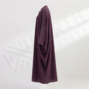 Abaya pour femmes musulmanes, vêtements décontractés, nouveau design tendance, haute qualité, anti-UV, respirant, toutes tailles disponibles, fabrication en usine. - Product Image 3
