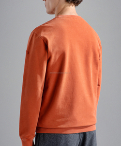 Sudadera de cuello redondo para hombre, personalizada, extragrande, 100% algodón, tejido de 220 g, patrón liso, transpirable, ajuste holgado, ideal para invierno - Product Image 6