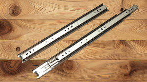 ลิ้นชักสแตนเลสแบบสไลด์สามส่วนสำหรับจัดเก็บของในบ้านสำนักงานความกว้าง45มม. สำหรับห้องครัวขายปลีก - Product Image 2