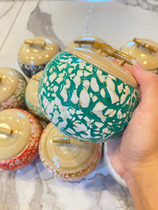 กระปุกไม้ไผ่ฝังเปลือกหอยมุกคุณภาพพรีเมียม  ภาชนะเก็บของทำจากไม้ไผ่ธรรมชาติ สำหรับชา กาแฟ เครื่องเทศ และของตกแต่งบ้าน ผลิตในเวียดนาม - Product Image 2