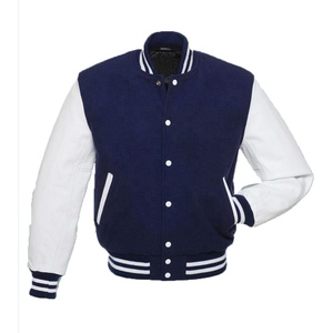 Chaqueta de Invierno para Hombre de Alta Calidad, Diseño Varsity Oversize, Cuerpo de Poliéster/Algodón, Mangas de Spandex con Bordado - Product Image 4
