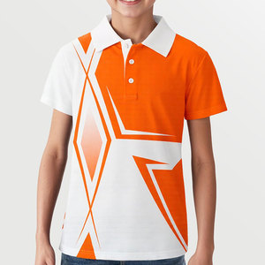 Chemises polo de golf pour jeunes joueurs OEM Performance Apparel, coupe flexible, matière respirante, entraînement aux clubs de golf - Product Image 1