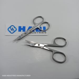 Professional Stainless Steel Chrome Finish Sharp Right-<b>Handed</b> <b>Mini</b> Embroidery Scissors Micro Blade Cuticle Beauty Tools Heart - Product Image 5