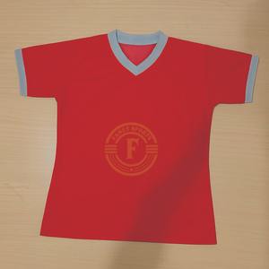 T-shirt unisexe vierge en polyester effet coton pour sublimation, vente en gros - Product Image 1