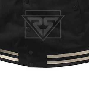 En nueva moda frotada Pu chaqueta de cuero industria pesada solapa motocicleta estilo Letterman chaqueta - Product Image 5
