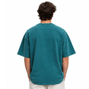 Camiseta Oversize para Hombre, 100% Algodón, Manga Corta, Informal, Ropa de Moda, Suave y de Primera Calidad, Estilo Urbano - Product Image 2
