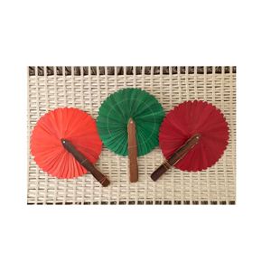 99GD MODELO CREATIVO DE ABANICO DE MANO CON HOJA DE COCO HECHO EN VIETNAM VENTA RÁPIDA ABANICO DE MANO DURADERO Y COLORIDO PARA REGALO O SOUVENIR - Product Image 4