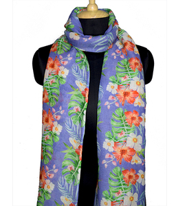 Elegante Bufanda de Algodón y Lino para Mujer, con Estampado Moderno y Personalizable - Product Image 5