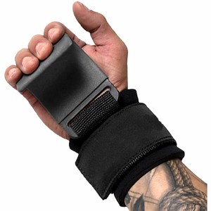 Weight Lifting Hooks (Pair), Heavy Duty Power <b>Wrist</b> <b>Straps</b> Hand Grip Support For Deadlifts - Product Image 4