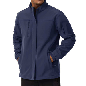 Chaqueta Softshell para Hombre de Alta Calidad con Logotipo Personalizado, Cuello Alto, Secado Rápido, Transpirable, Informal - Product Image 4