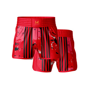 Customized Professional Men's Adult Lightweight Breathable <b>Polyester</b>/Nylon MMA Muay Thai Boxing <b>Shorts</b> Durable Quick Dry <b>Shorts</b> - Product Image 4