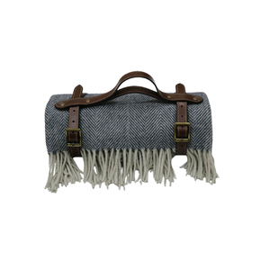 2024 recién llegado, manta de algodón tejida de lana con diseño de espiga de alta calidad, tamaño personalizado, precio al por mayor reciclado mexicano - Product Image 5