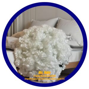 Fibra de Poliéster Reciclada 100%, Alto Poder de Relleno, Lavable, Hueca, Conjugada, Siliconada, PSF 7D 32 HCS 15D, 100% para Almohadas - Product Image 6