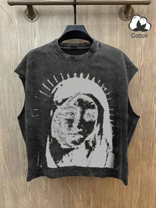 เสื้อกล้ามถักนิตติ้งระบายอากาศสำหรับออกกำลังกายผู้ชาย สไตล์ลำลองสำหรับฤดูร้อน เสื้อกีฬาเนื้อผ้าบางเบา ตัดเย็บแบบแขนกว้าง - Product Image 6