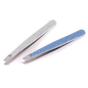 Pinzas para Pestañas con Punta de Precisión de Acero Inoxidable, Superficie Lisa o Dentada, Multicolor, Juego de 10 mm para Aplicación de Pestañas - Product Image 2