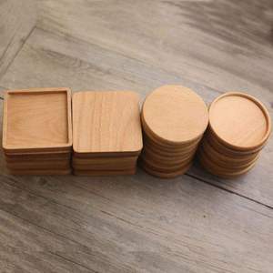 Bohemian Style Wood Engraved Handmade Coaster <b>Set</b> with Non-Slip <b>Placemats</b> Mats & Pads-Customized Design Factory Price - Product Image 2