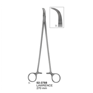 คีมผ่าตัดแบบถ่างและรัดสาย Lawrence ขนาด 270 มม. ทำจากเหล็กกล้าไร้สนิม สำหรับใช้ทางการแพทย์ - Product Image 1