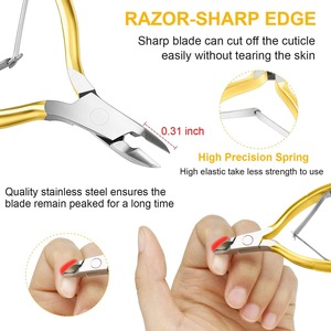 Cortauñas Profesional de Aleación de Zinc con Abertura de Mandíbula Ancha, Cuchilla Afilada, Corte en Bisel, Herramienta de Manicura para Uñas Gruesas, Estilo Lujoso para Adultos - Product Image 2